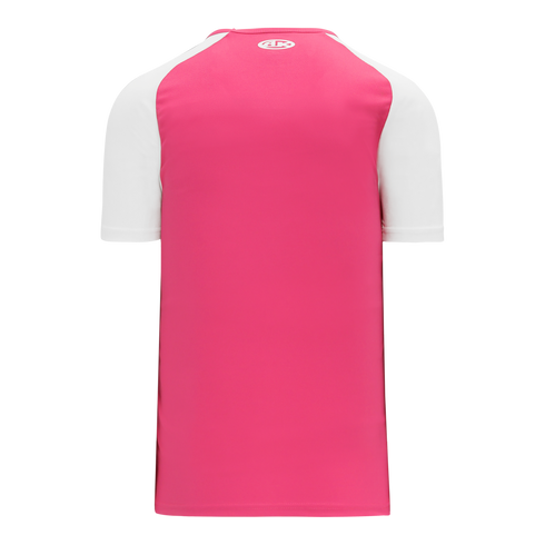 Athletic Knit V-Neck Baseball Jersey with Contrasting Shoulders (BA1375)